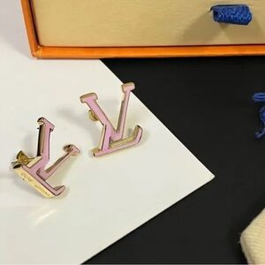 Louis Vuitton Pink and gold  Earrings